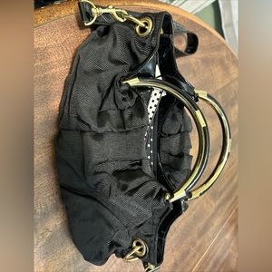 lulu guinness black tie purse